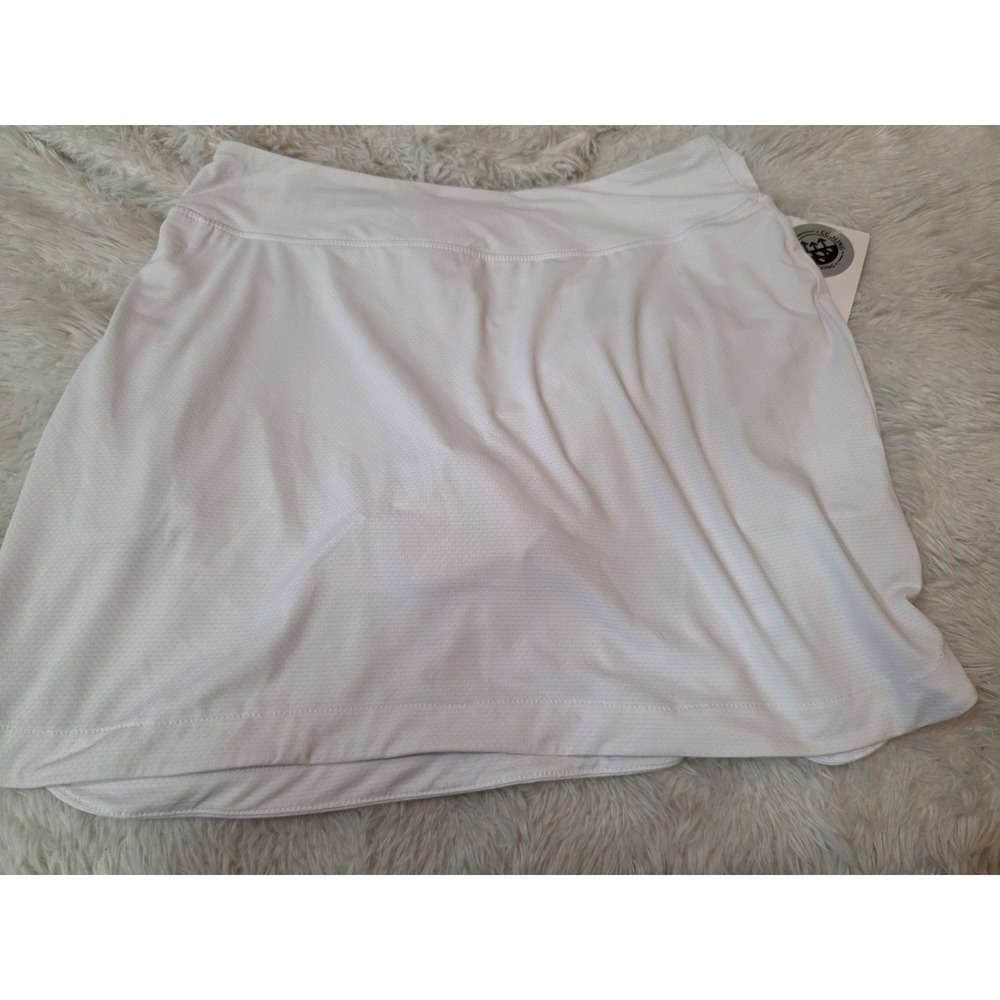 NWT X by Gottex White Performance Athletic Skort - Cooling - Women's Size Large